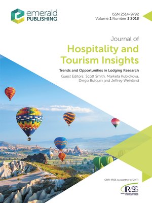 cover image of Journal of Hospitality and Tourism Insights, Volume 1, Number 3